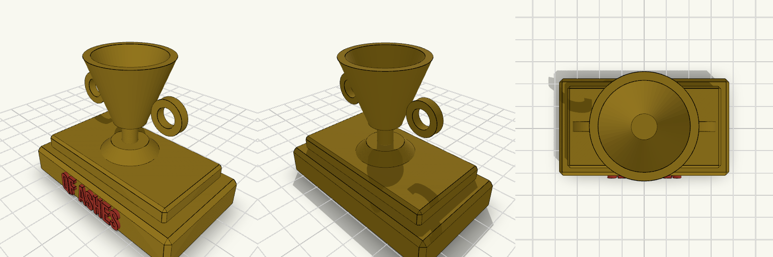 Ashes — QF Go-Kart Trophy Urn